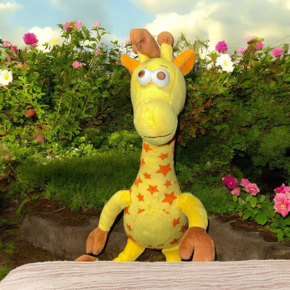 Toys R Us Plush Geoffrey Giraffe Stuffed Animal Stars 18" Nursery Decor Gift